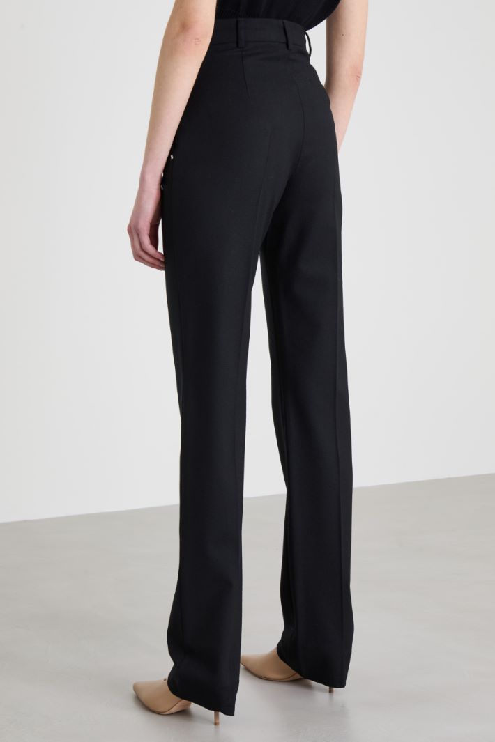 Slim wool trousers Intrend - 3