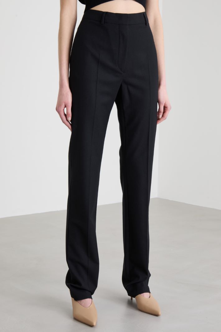 Slim wool trousers Intrend - 2
