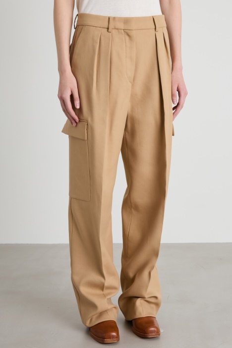 Pantalón cargo con cintura baja