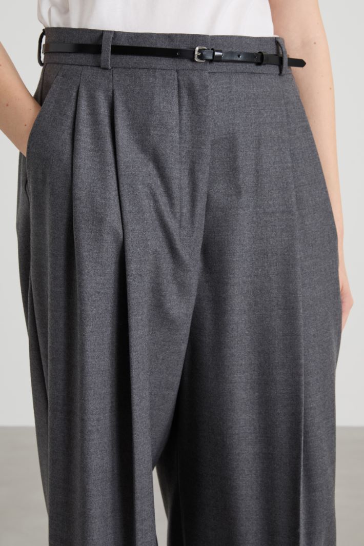 Oversized belted trousers Intrend - 4