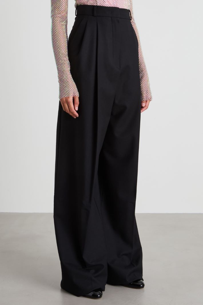 Oversized belted trousers Intrend - 2