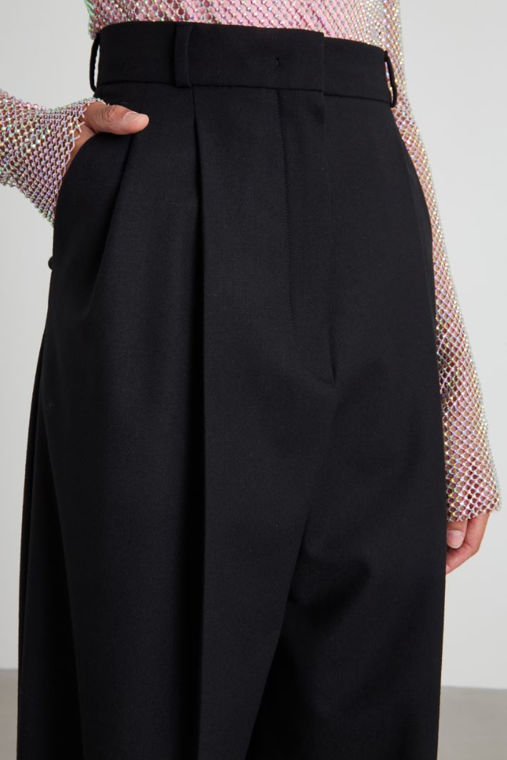 Oversized belted trousers Intrend - 4