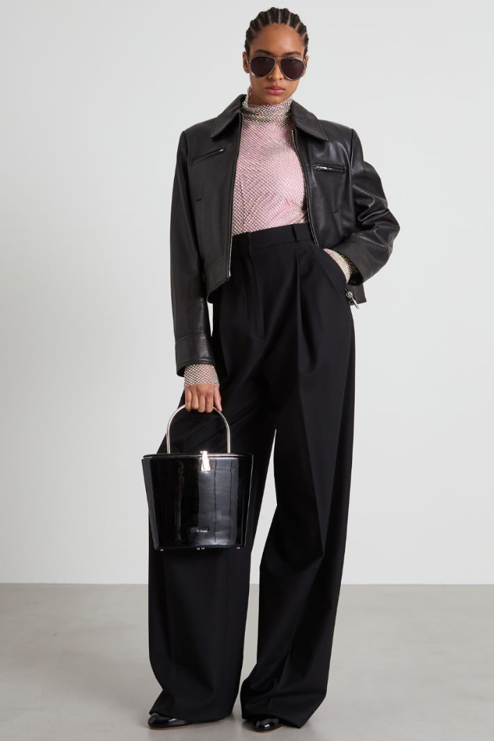 Oversized belted trousers Intrend