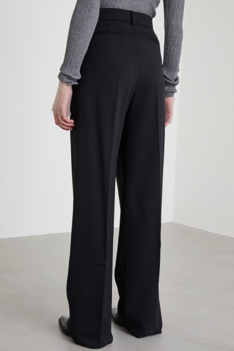 Pantaloni palazzo con doppia piega Intrend - 3
