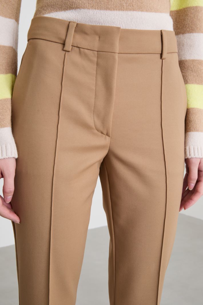 Trousers with ribbing Intrend - 4