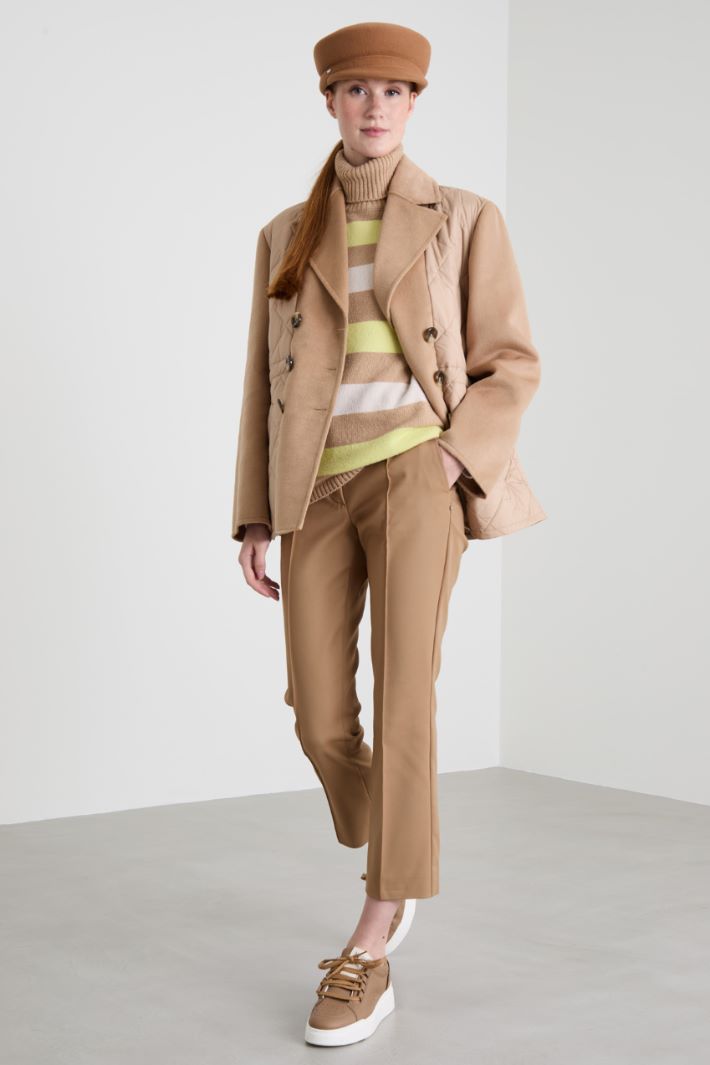Trousers with ribbing Intrend