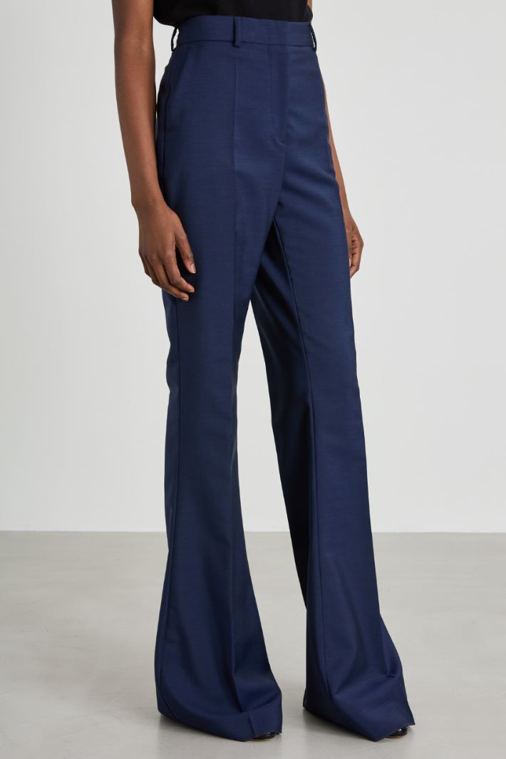 Flared pleated trousers Intrend - 2