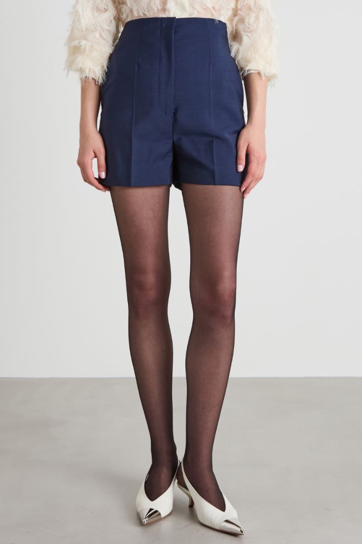 Shorts in lana e mohair Intrend - 3