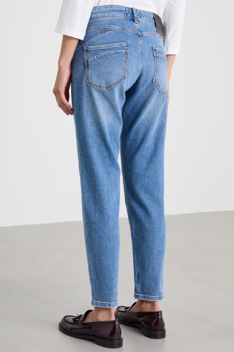 Jeans boyfriend in denim