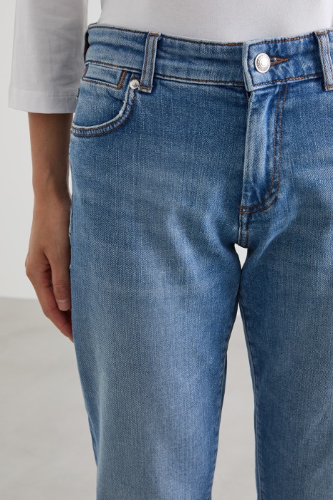 Jeans boyfriend in denim