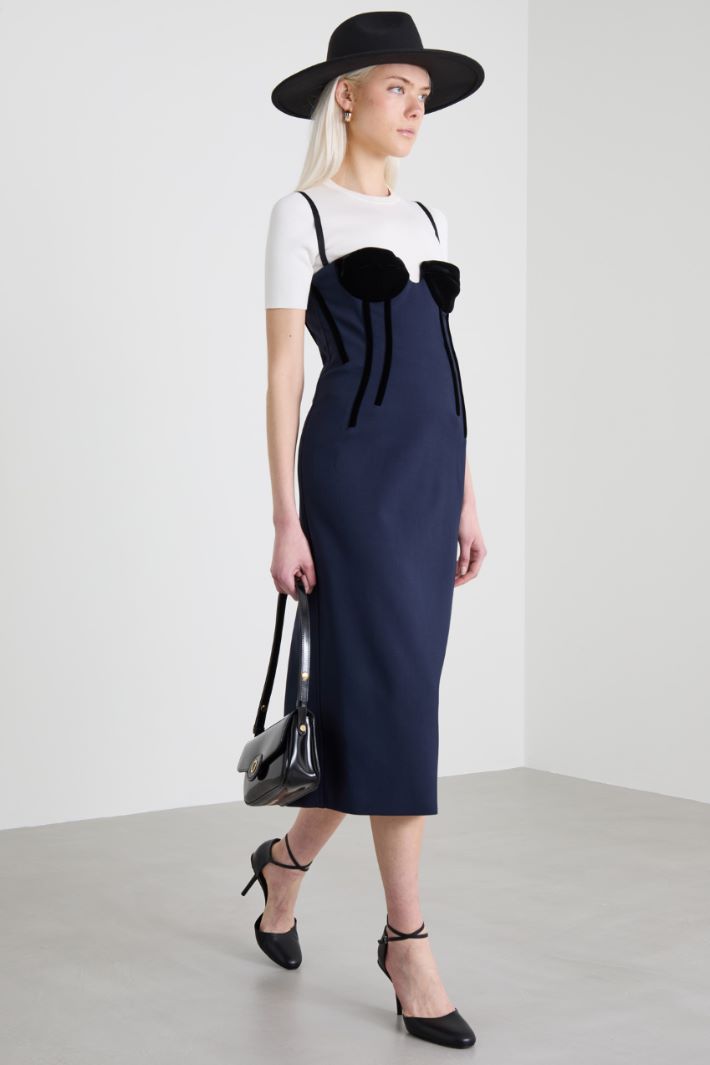 Bustier dress with cups Intrend