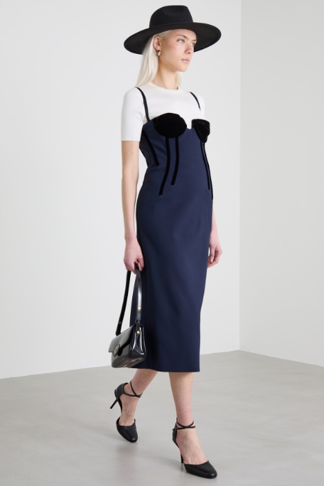 Bustier dress with cups Intrend