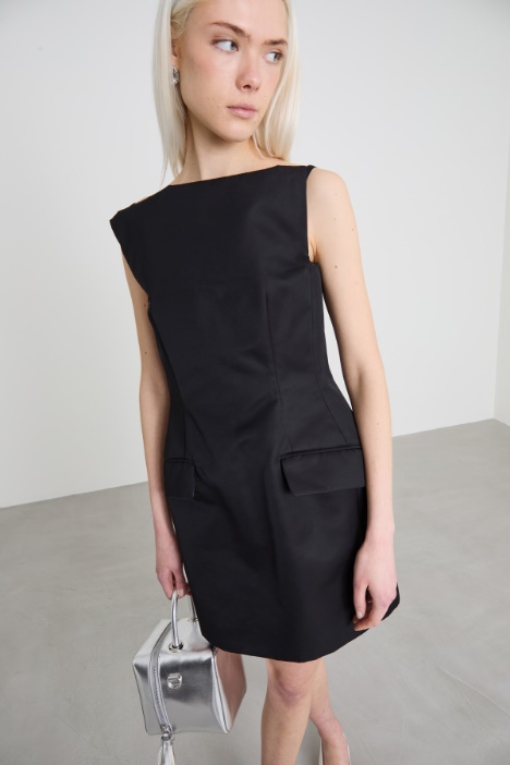 Abito bustier in duchesse