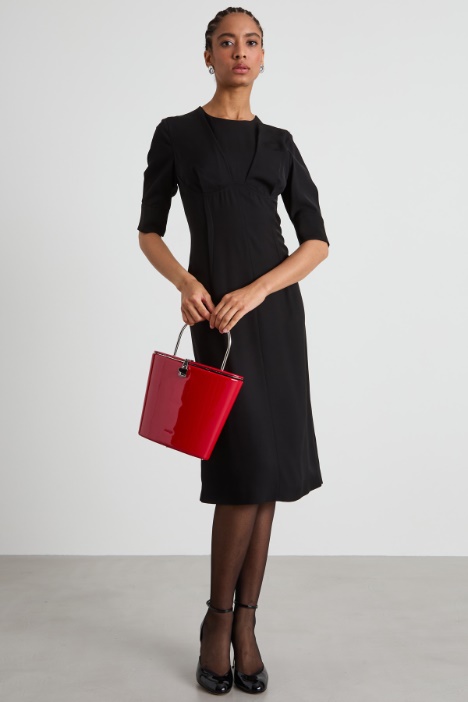 Vestido de satén lavado