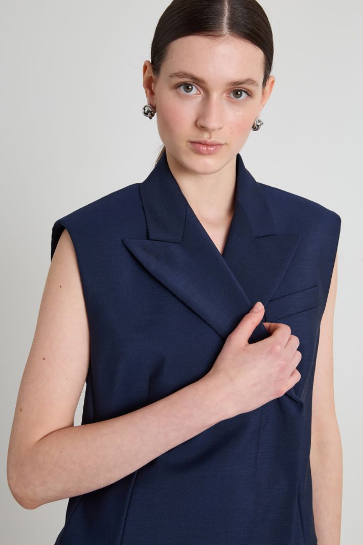 Sleeveless blazer Intrend - 4