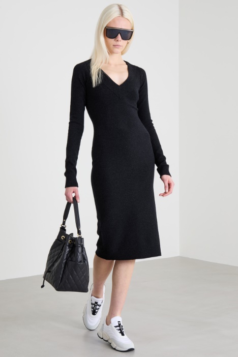 Wool knit dress Intrend