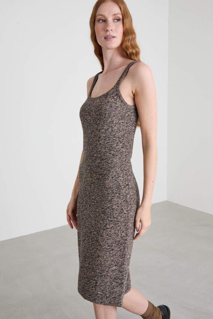 Mouliné knit dress Intrend - 2