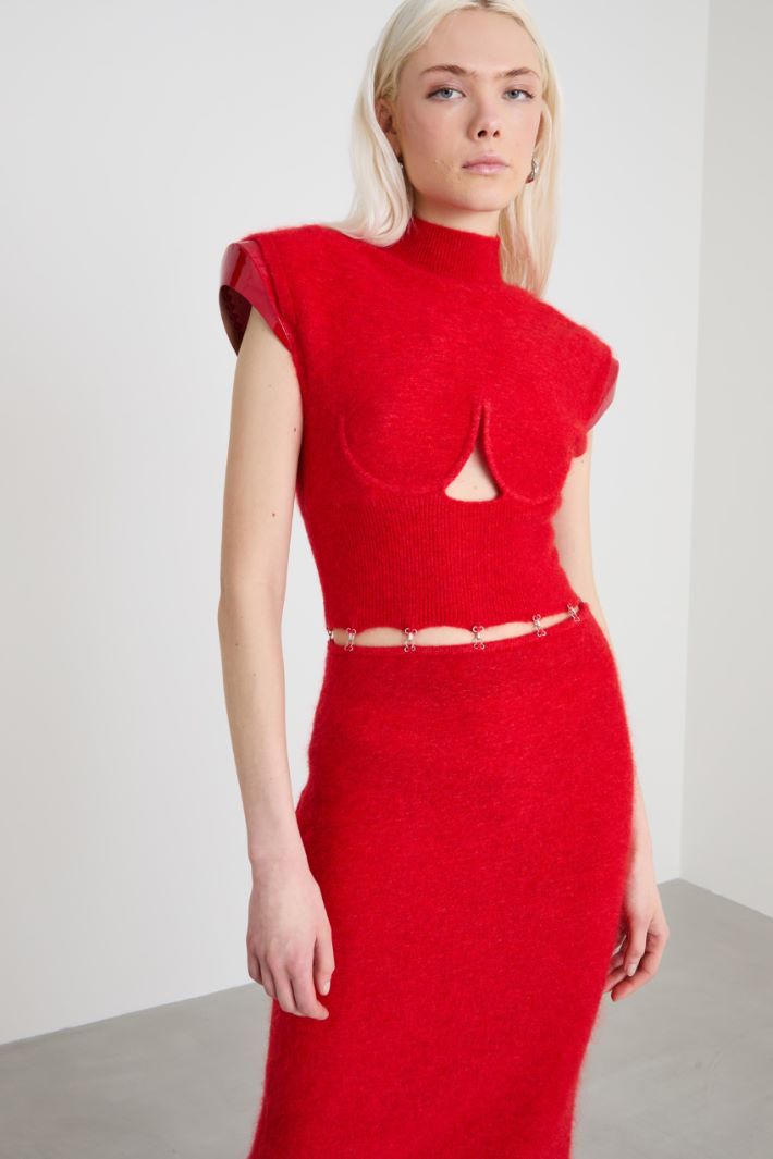 Two-piece mohair dress Intrend - 4