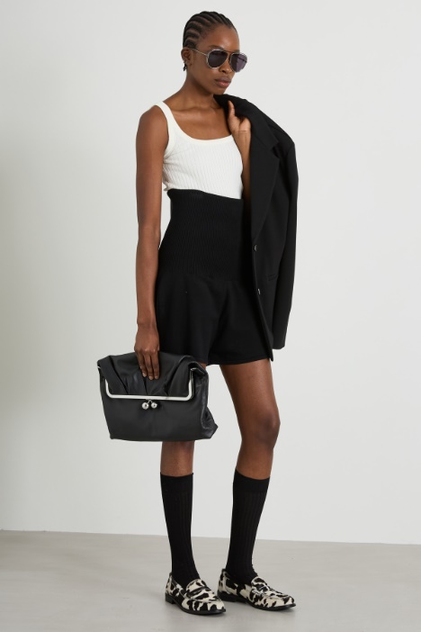 Ribbed cropped tank top Intrend