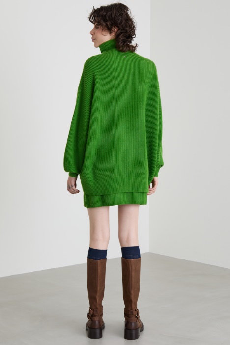 Maglia over in lana e cashmere