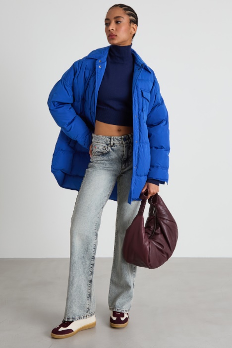 Turtleneck with puff sleeves Intrend