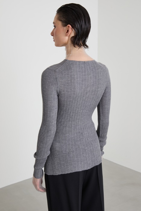 Dolcevita con inserti a rete