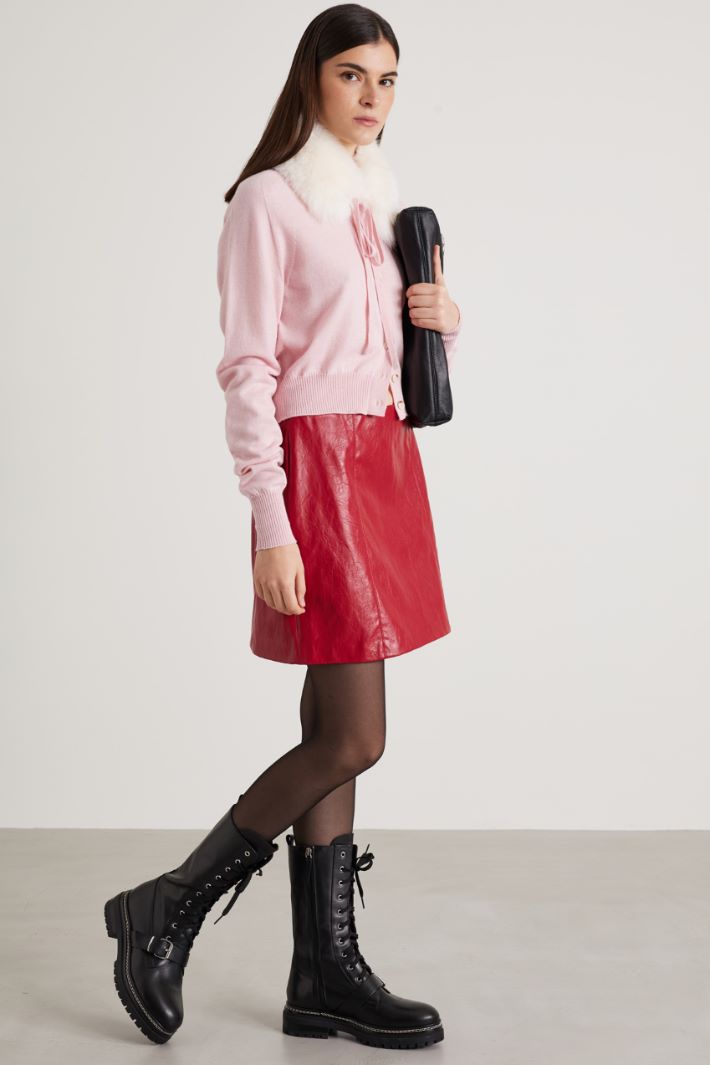 Detachable-collar cardigan Intrend - 3
