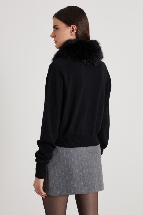 Cardigan con collo rimovibile Intrend - 3