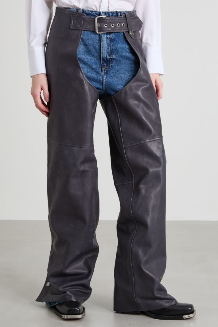 Nappa-leather chaps Intrend - 2
