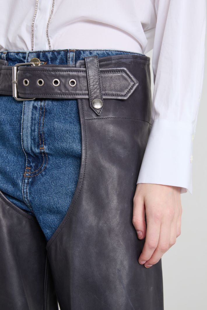 Nappa-leather chaps Intrend - 4