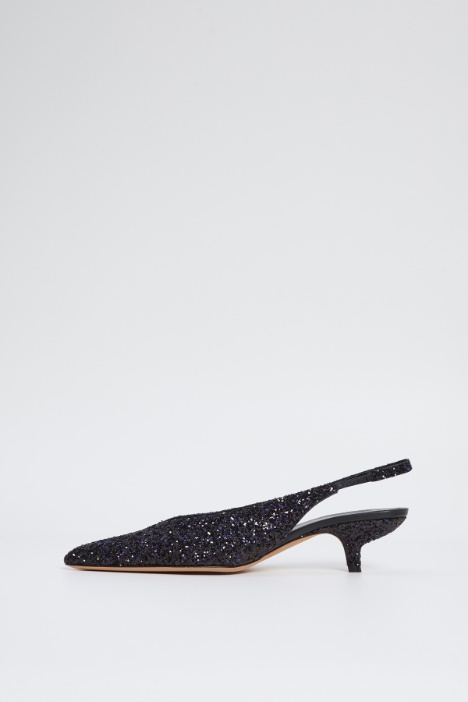 Slingback glitter