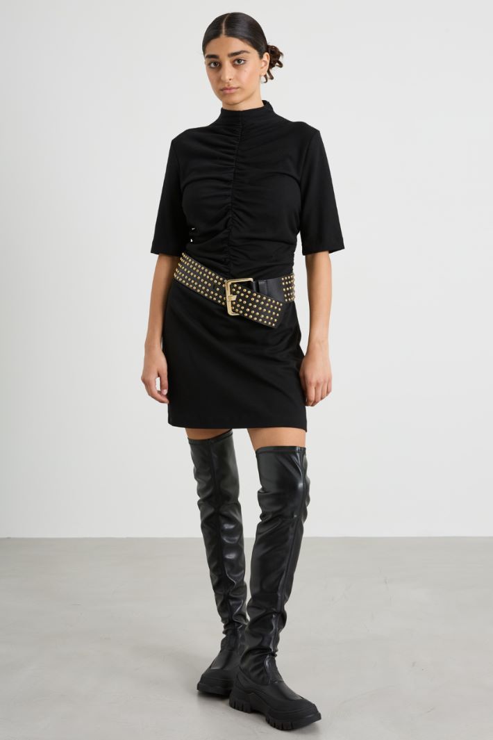 Short gathered dress Intrend