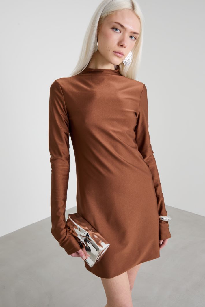 Fitted tech-jersey dress Intrend - 2