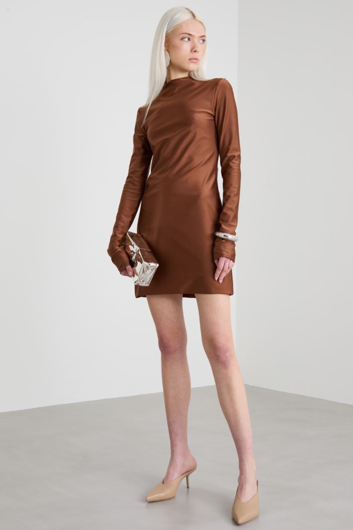 Fitted tech-jersey dress Intrend