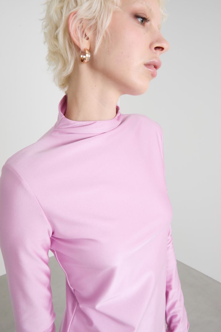 Fitted tech-jersey dress Intrend - 4