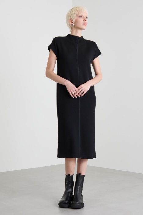 Abito dritto in doppio jersey