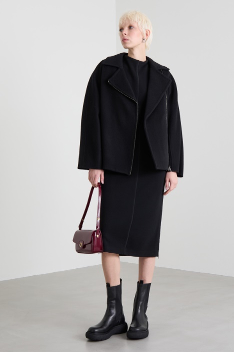 Straight double jersey dress Intrend