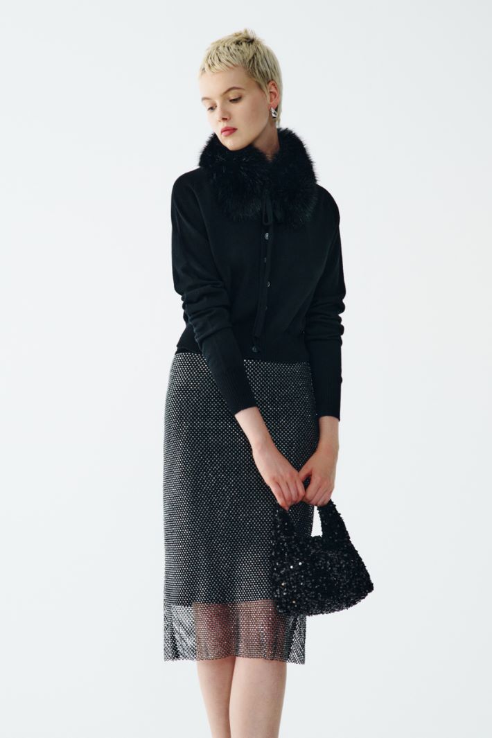 Rhinestone skirt Intrend - 6