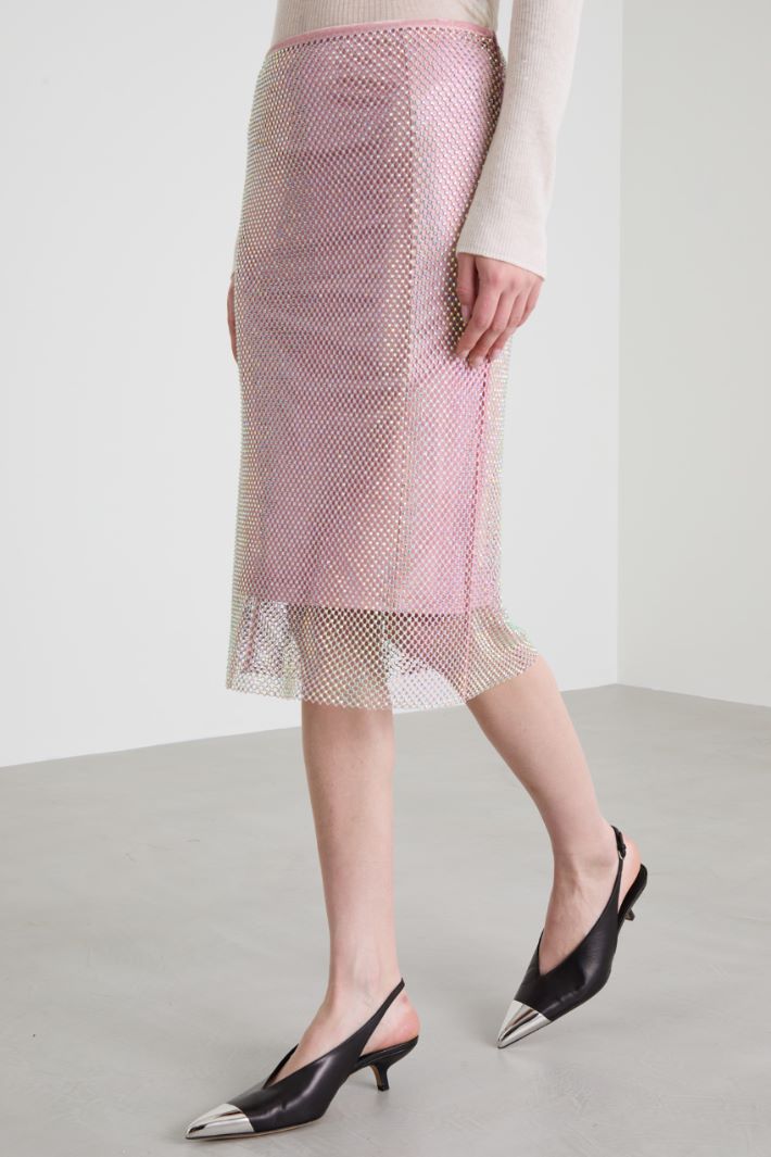 Rhinestone skirt Intrend - 2