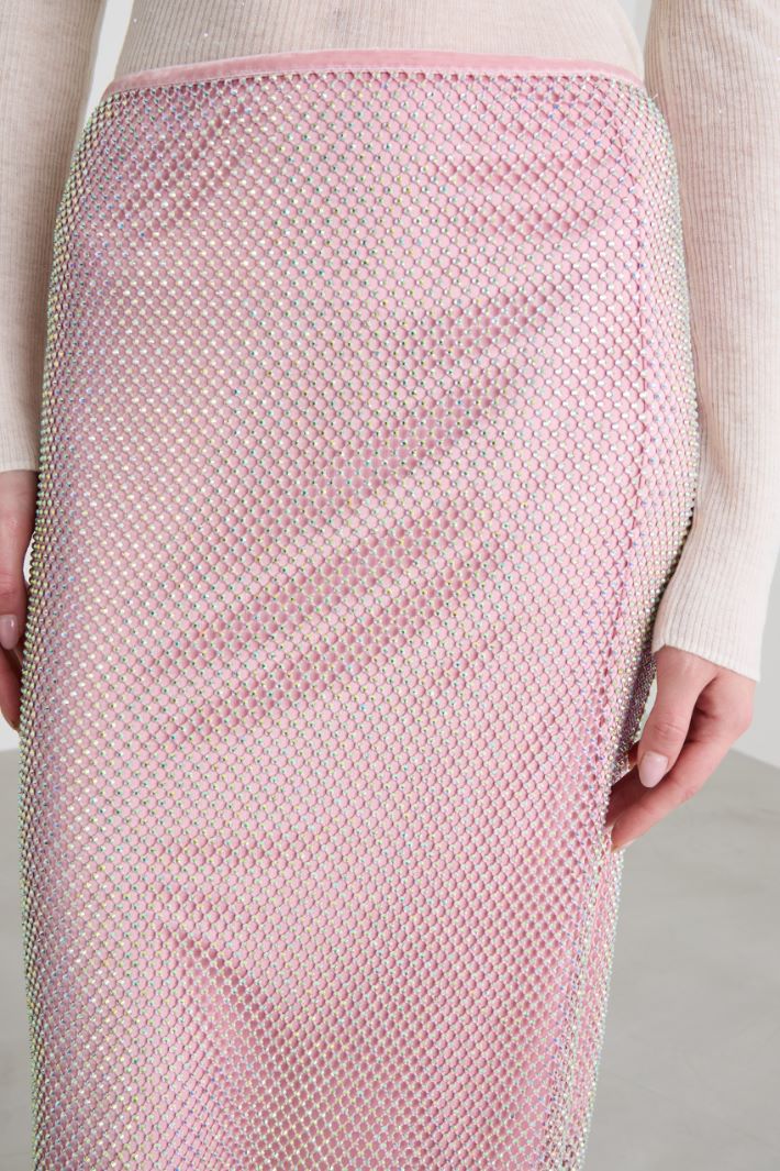 Rhinestone skirt Intrend - 4