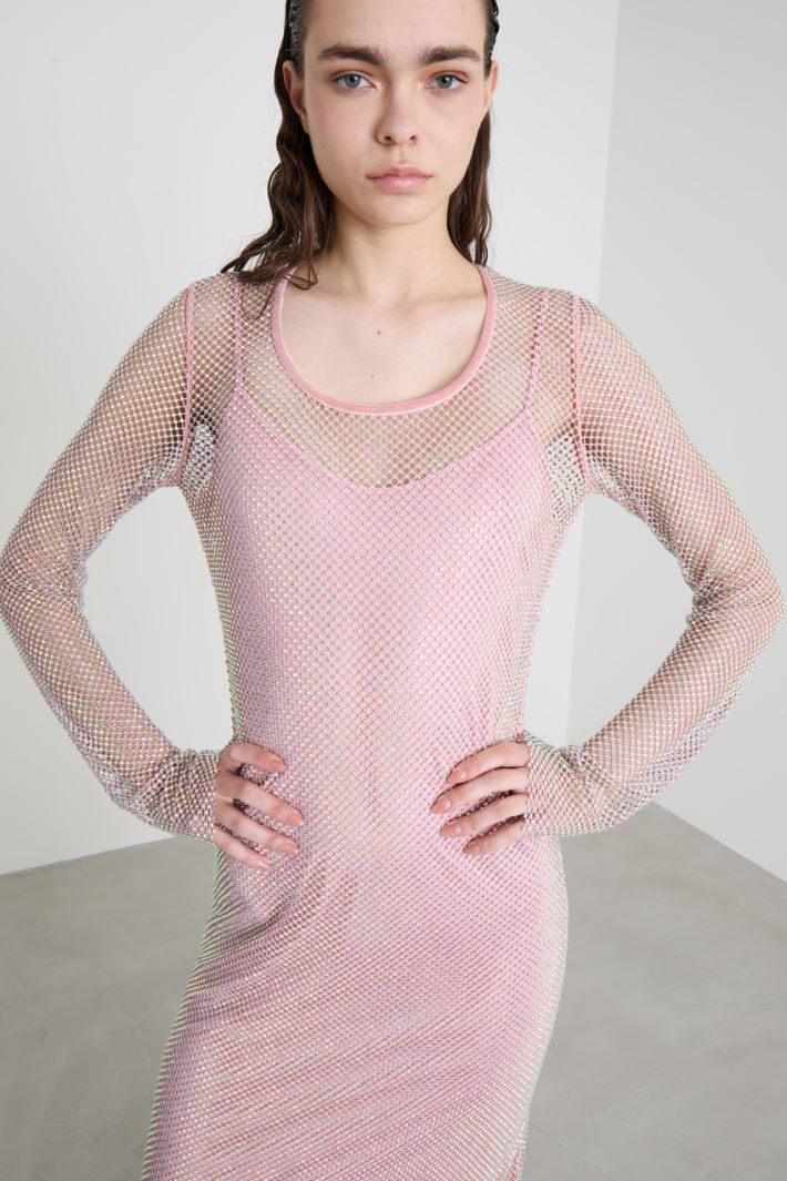 Rhinestone dress Intrend - 4