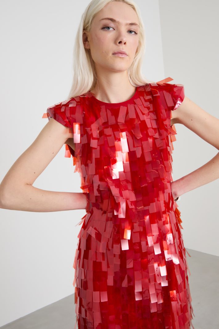 Vestido con lentejuelas Intrend - 4