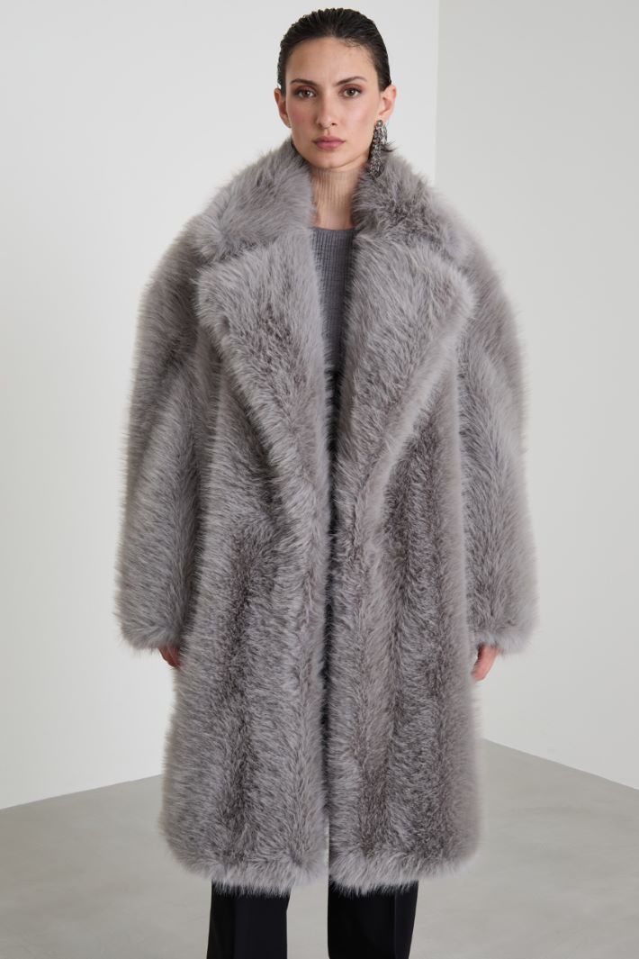 Faux fur coat Intrend - 3