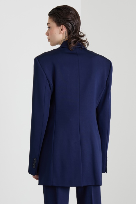 Blazer in jersey tecnico