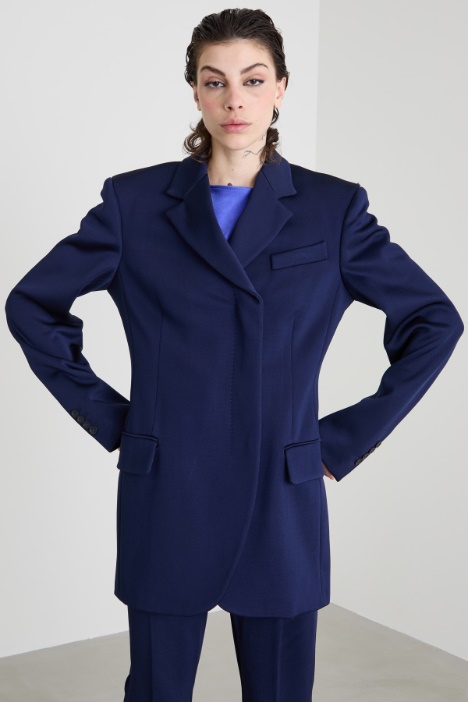 Blazer in jersey tecnico