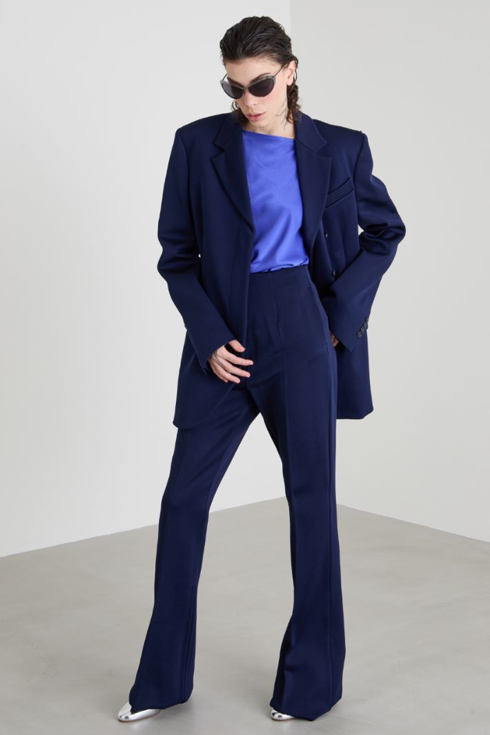Blazer in jersey tecnico