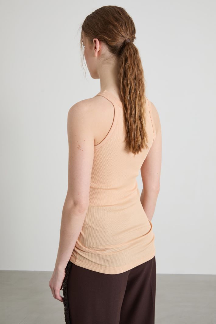 Cotton and silk tank top Intrend - 2