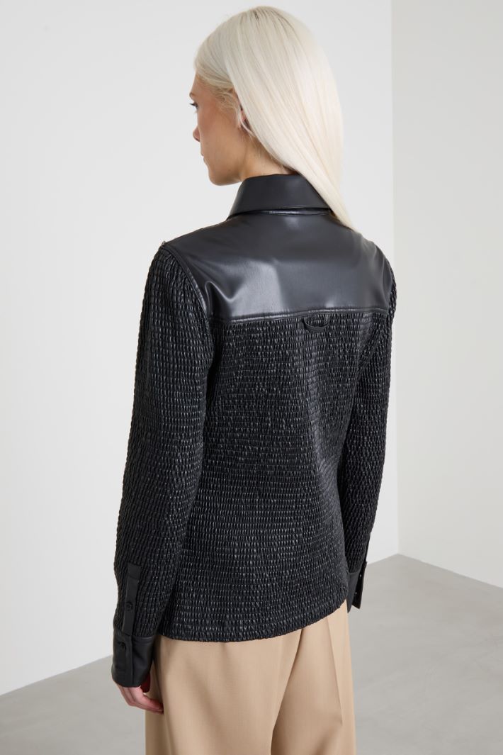 Camicia con arricciature elastiche Intrend - 2