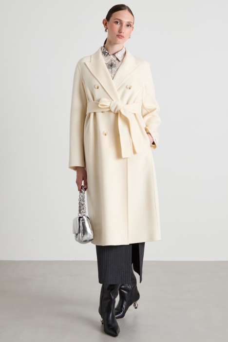 Cappotto doppiopetto in lana