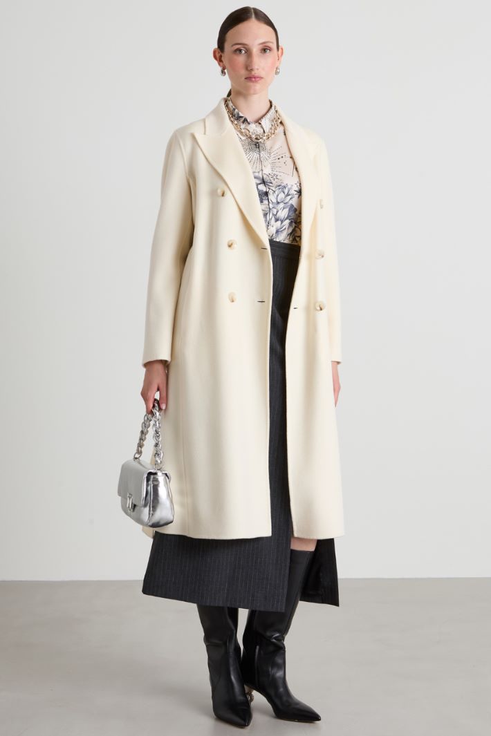 Double-breasted wool coat Intrend